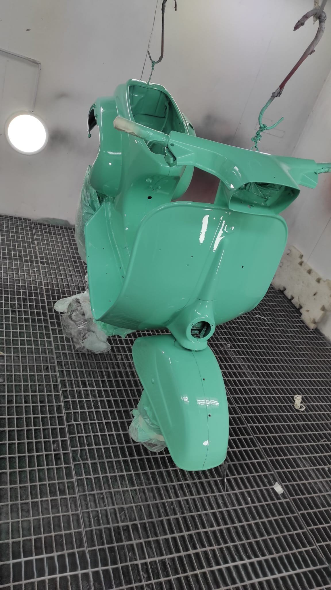 Chapa y pintura Vespa